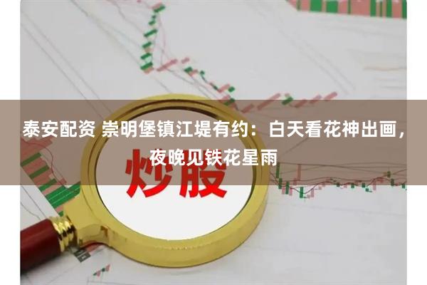 泰安配资 崇明堡镇江堤有约：白天看花神出画，夜晚见铁花星雨