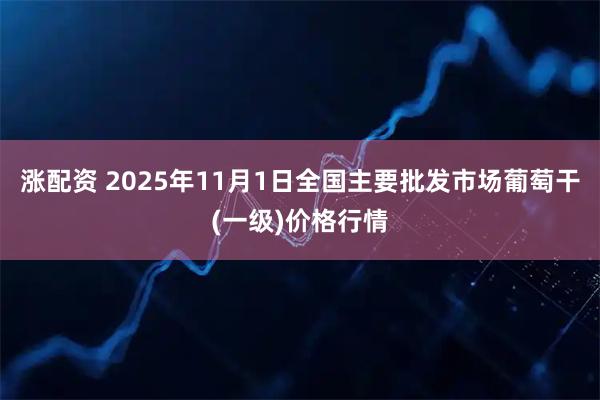 涨配资 2025年11月1日全国主要批发市场葡萄干(一级)价格行情