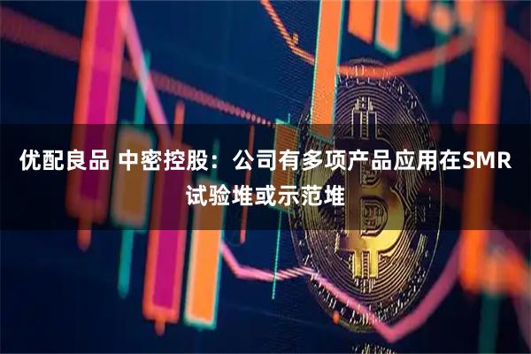 优配良品 中密控股：公司有多项产品应用在SMR试验堆或示范堆